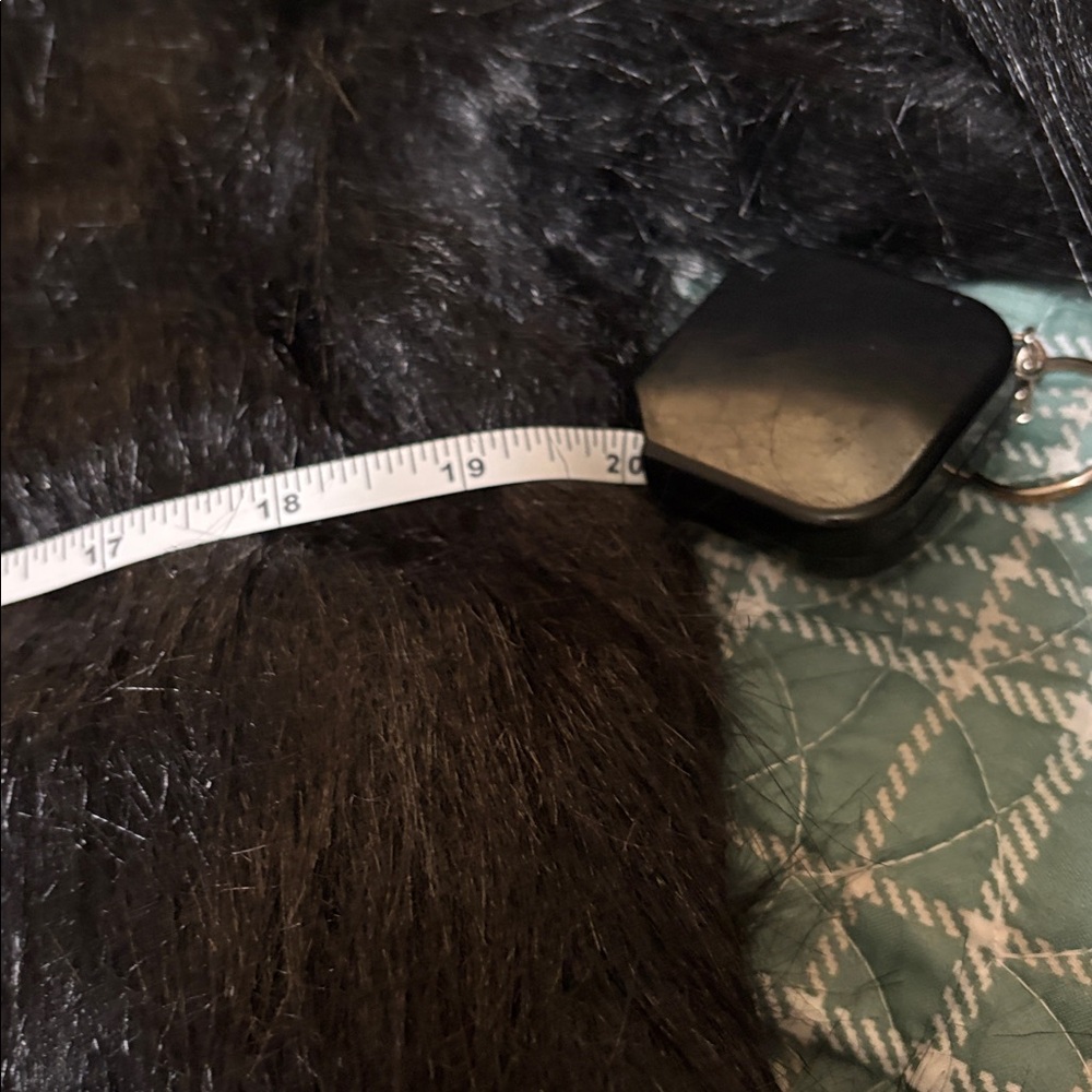 Elegant Black Faux Fur Teddy Coat - Picture 11 of 12